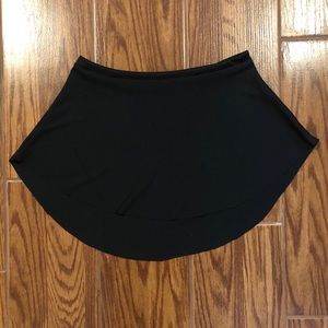 Black ballet skirt